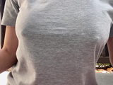 Italian Big Tits Smoking Outdoor